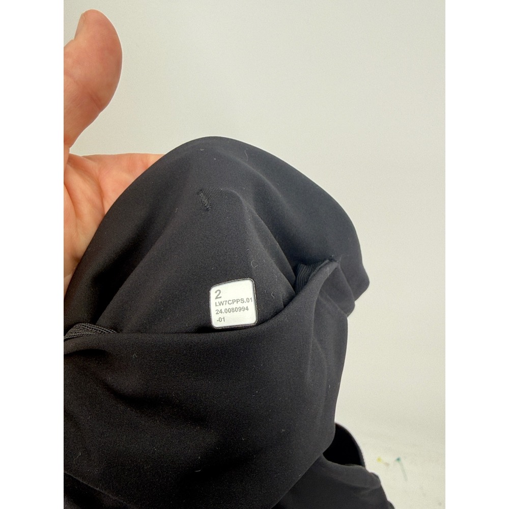 Lululemon Fast and Free High-Rise Short 6" Black Nulux Running Shorts Size 2 - Picture 11 of 11